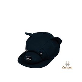 2MOD_19FWB020 _TWOMOD, Black Bear Character Hat_Handmade, Made in Korea, 3D Hat
